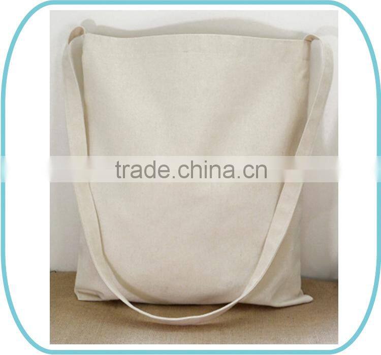 Eco-friendly cotton canvas drawstring bag pouch with logo printed