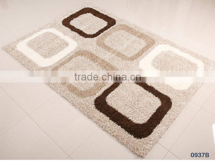 New modern design 3cm pile home decor shaggy carpet with cheap price