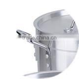 ALUMINUM 4PC MATT FINISH DOUBLE CHROMED HANDLE CASSEROLE SET