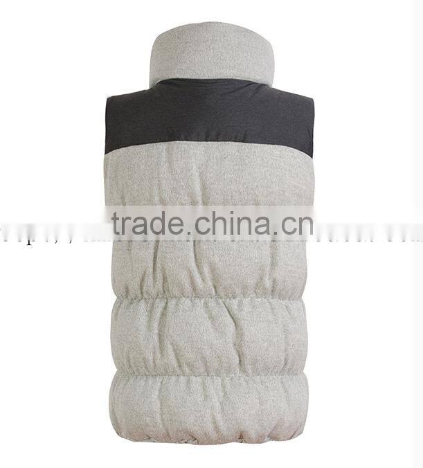 Provide OEM service high quality customized sleeveless lady down jacket women sports apparel