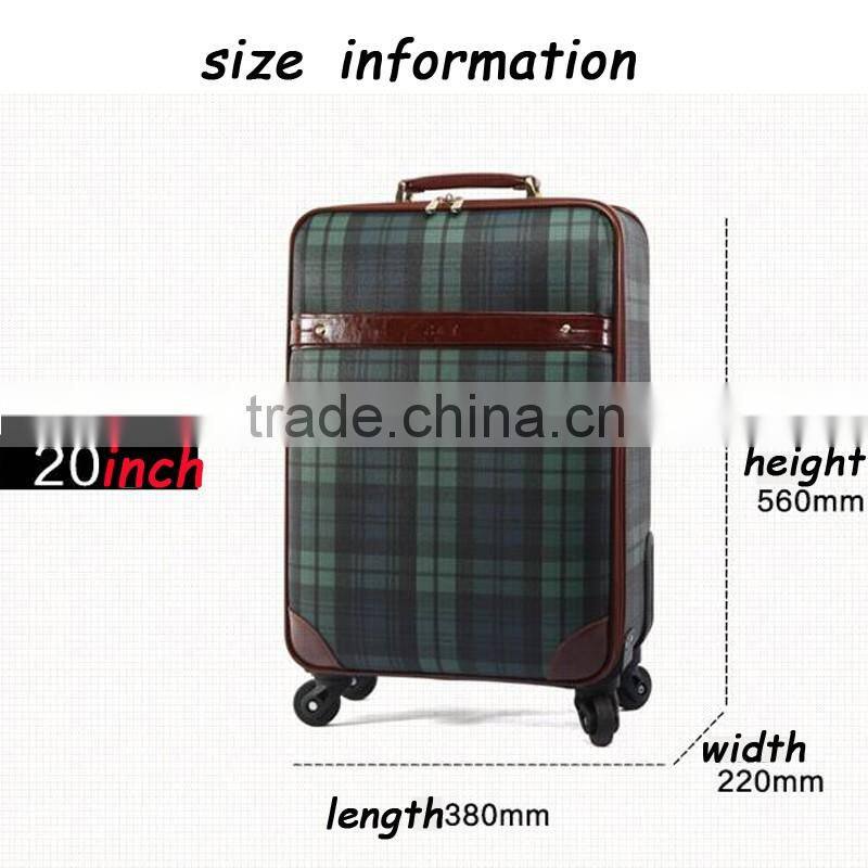 Wheels PVC Zipper Bag Cheap Salon Travel Trolley Bag