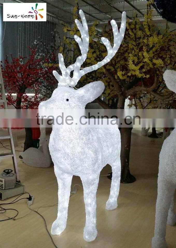Holiday time deer christmas decoration good christmas reindeer christmas deer yard decorations with high quality