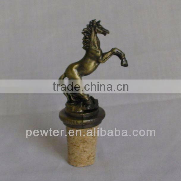 Animal design metal wine bottle stopper