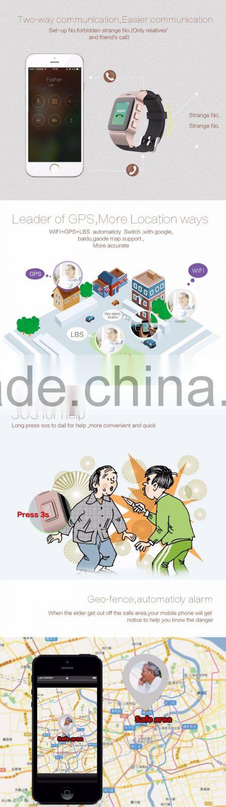 GPS tracker watch phone gsm gprs gps tracker manual GT06