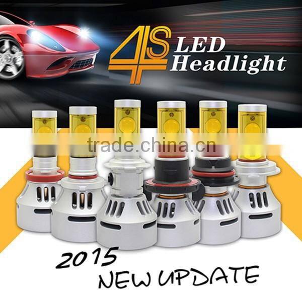 Eastar newest no fan design diy car led headlight 9009