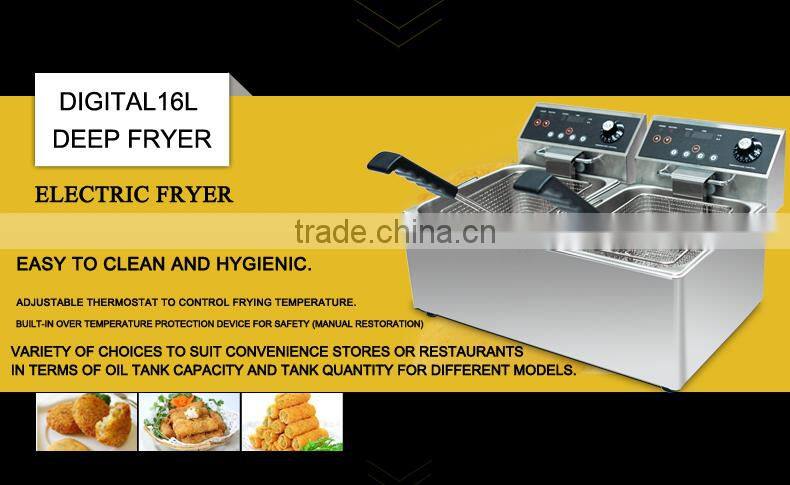 Shentop electric industrial fryer machine desktop chicken fryer use henny penny pressure fryer DZ16L