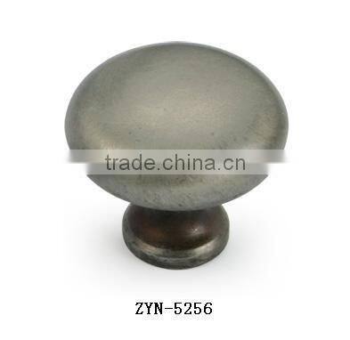 Vintage round shape zinc alloy antique drawer knob for antique furniture