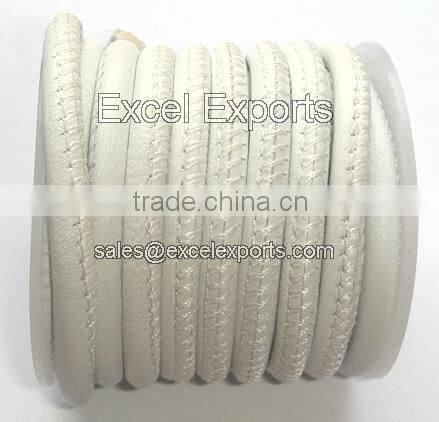 Cross stitched Leather Cord