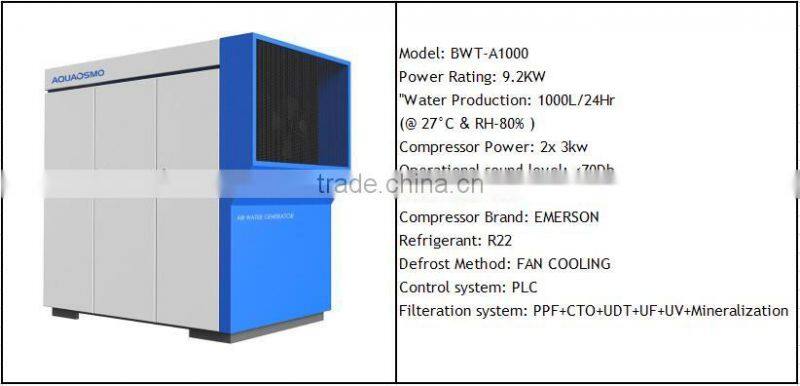 Professional Air Water Generator with Charming Appearance
