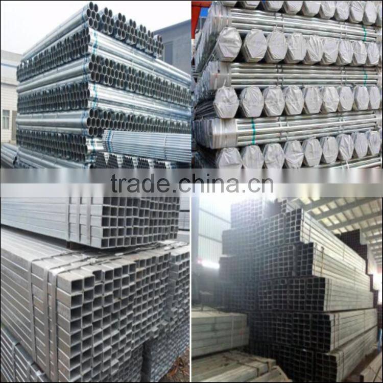 Low Price Large Stock Hot dipped Galvanized steel pipe/rectangular steel pipe tube 12mm diameter 20#