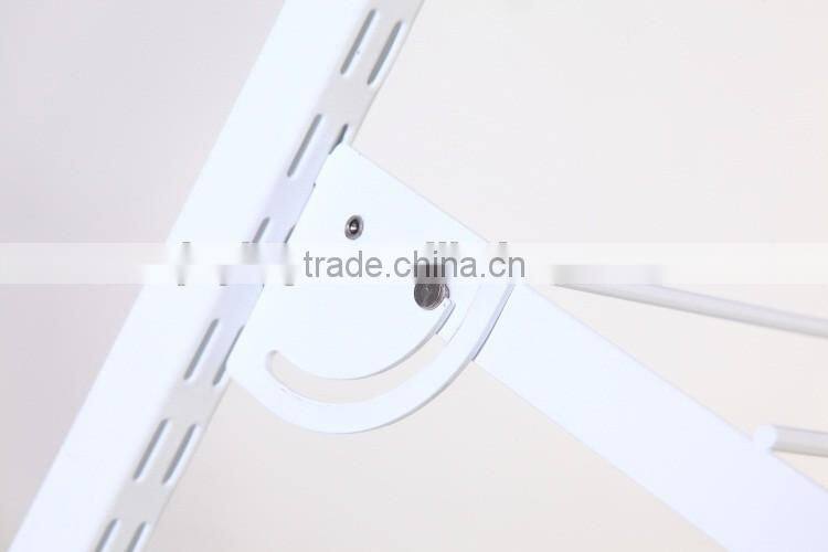 Metal Material 600MM White Balcony Clothes Drying Rack