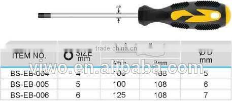 precision Hex round shank screwdriver