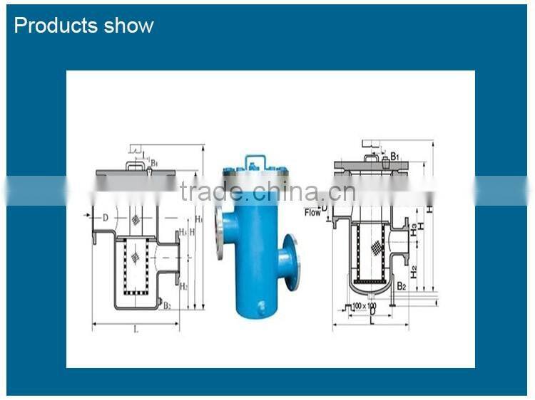 DN200 Basket Strainer With Foot Valve