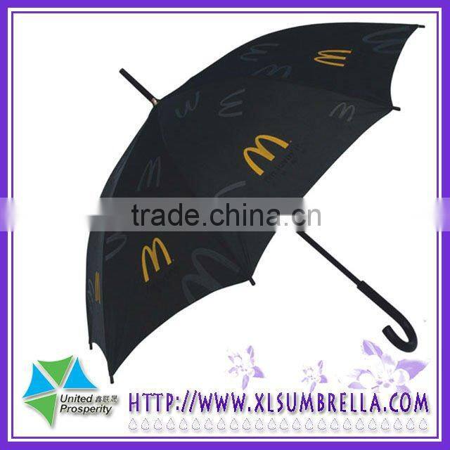 Wholesale umbrella factory working stick zinc stick umbrella