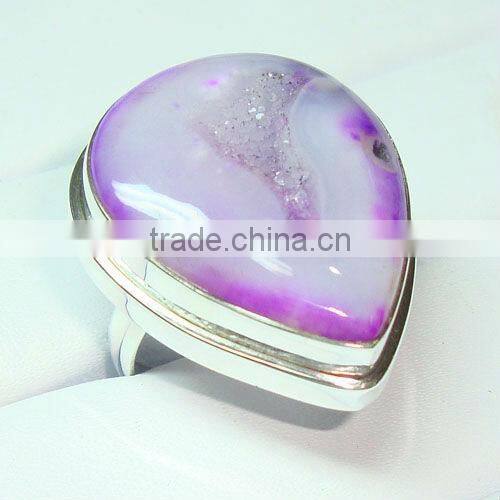 Indian sterling silver semi precious gemstone rings jewellery