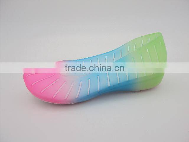 new styles gradient color woman's inject eva sandals