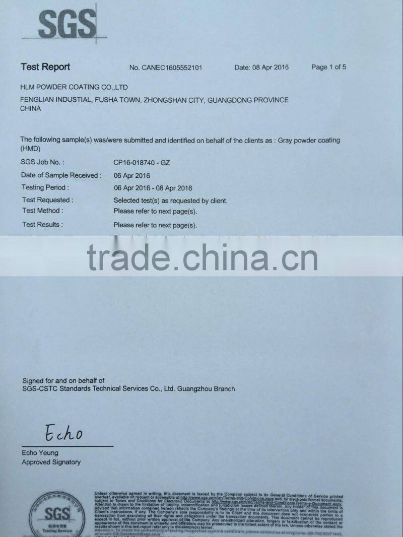 high glossy Indoor use epoxy powder coating for office furniture