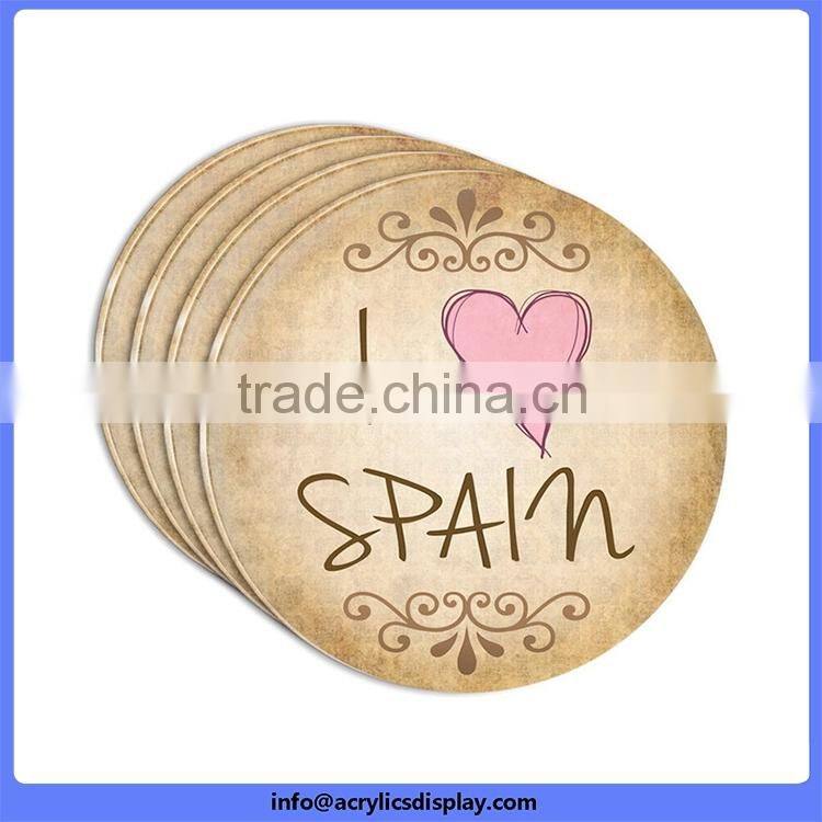 Wholesale Nice looking square acrylic coaster