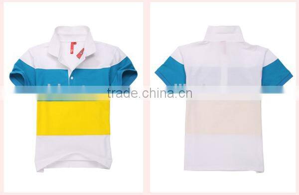 Fashion Custom Striped Colorful Cotton New Design Polo t Shirt