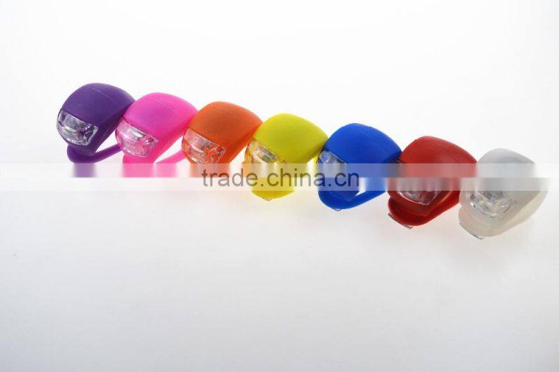Silicone LED Bike Light Promotional Gift Bike Front Rear Light