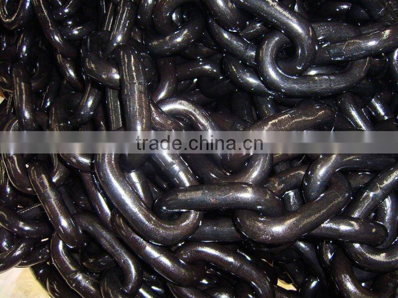 black painted marine anchor chain with CCS certificate