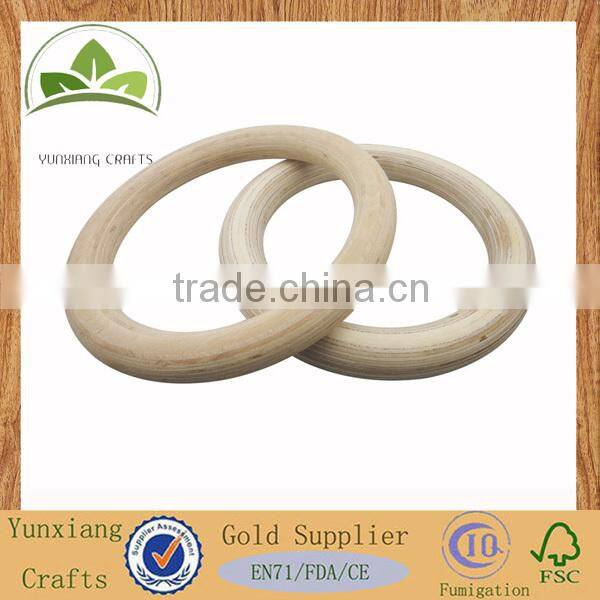 Wooden body building equipment hanging ring
