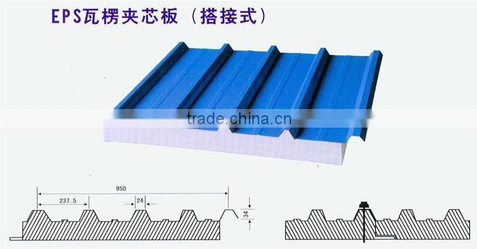 Easy Installation Best Price EPS Sandwich Panel for Roof and Wall