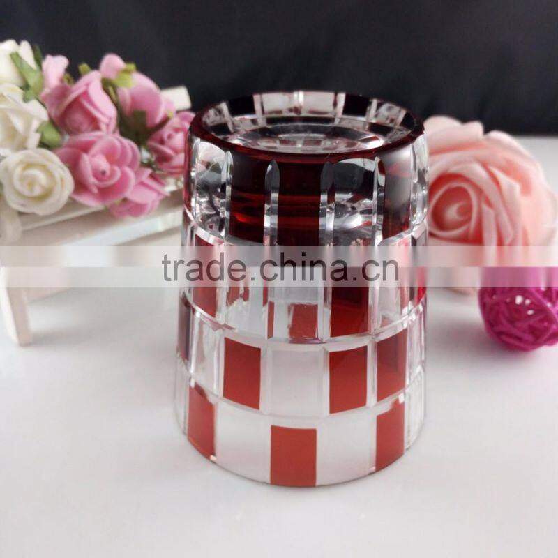 250ml new design crystal cup glass cup for wedding party and home