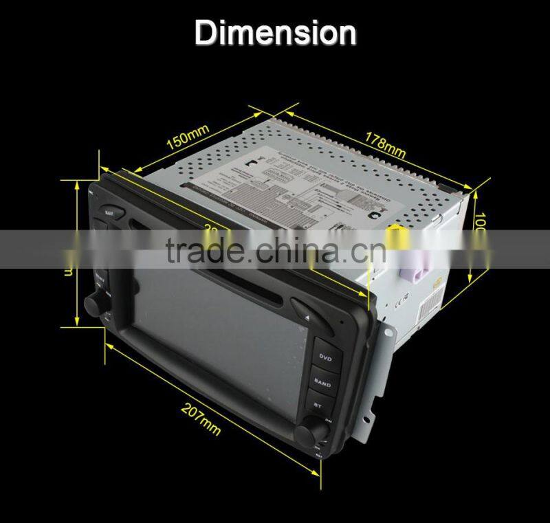 Wholesale price quad core Android 4.4 Car GPS for Mercedes Benz built in wifi bluetooth