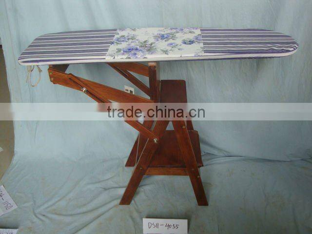 multi fuction wooden ironing table