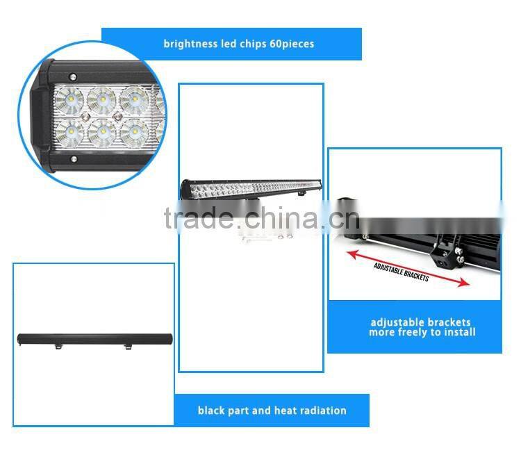 high brightness 180w led light bar for off road