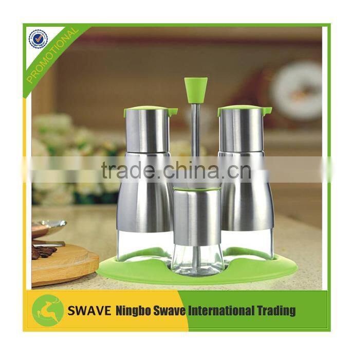 Kitchen helper 2 pcs/set storage seasoning pot,stainless steel kitchen utensils