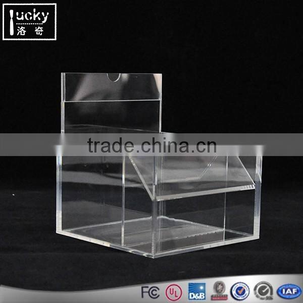 Clear Acrylic Cube Flower Display Box
