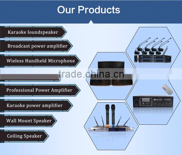 High quality conference microphone oupushi uhf wireless handheld microphone