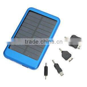 Wholesale slim portable solar mobile charger fast charge power bank 5000mah