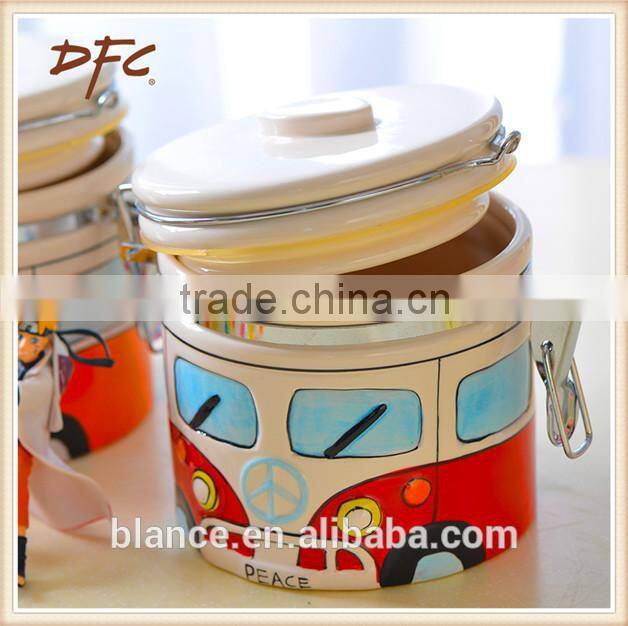 ceramic London bus Children dinner set for baby gift