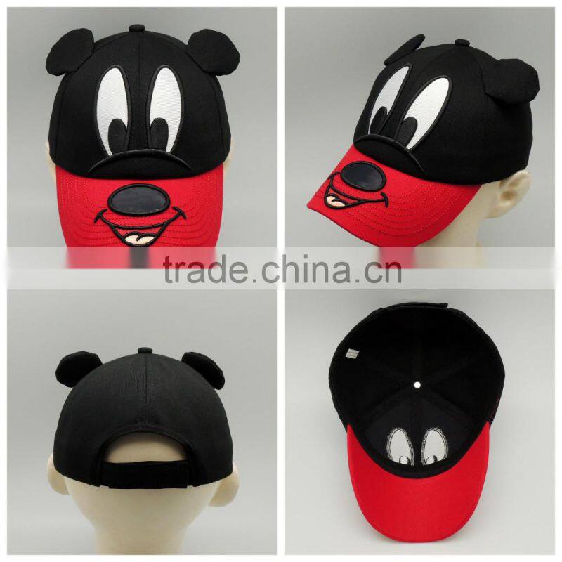 Soft 100% cotton lovely doggy animal kids caps