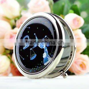 Crystal Decorative Mirror Round compact (R-1379