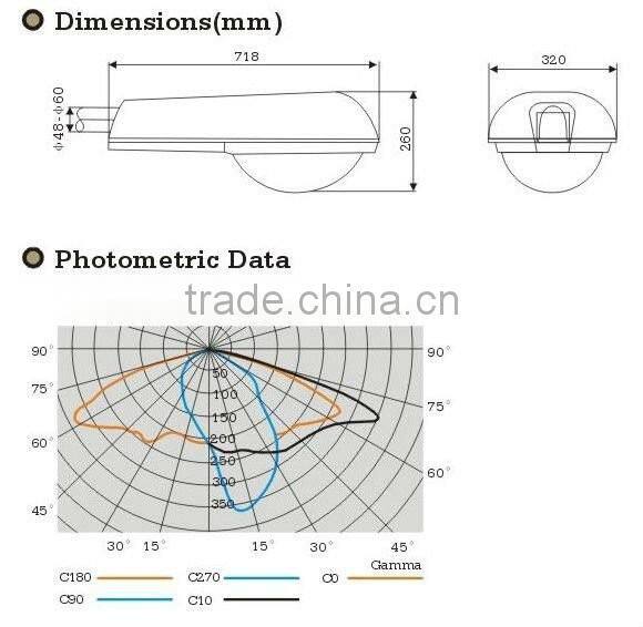 HID 70w-250w street lamp housing street light cover case