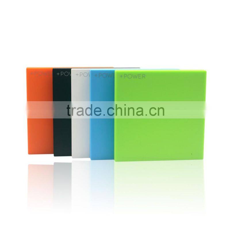 2016 best sell and CE ROHS FCC certificationing products! ultra slim portable power bank 2500mah with full capacity