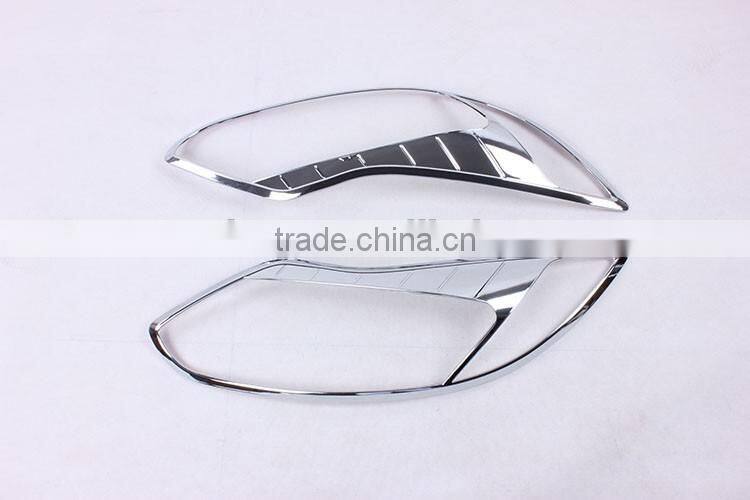 Head Lamp Cover ABS Chrome 2 Pcs For F-oc us 2012 Accessories