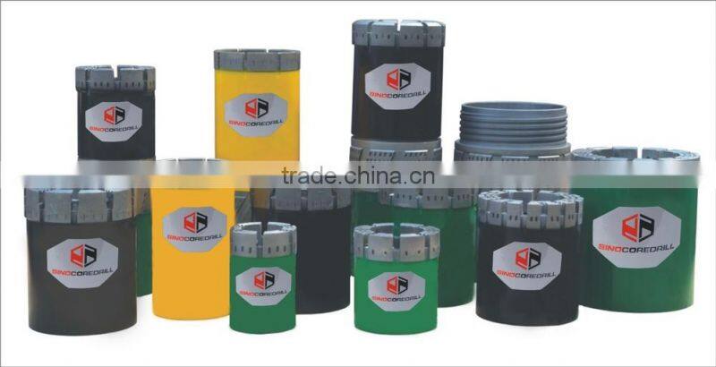 High Speed Concrete Core Drill Bits , BWL NWL HWL PWL Diamond Core Hole Drill Bits