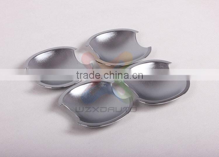 SET ABS CHROME DOOR HANDLE BOWL INSERTS COVER DOOR HANDLE BOWL FOR FORTE 2009-2012