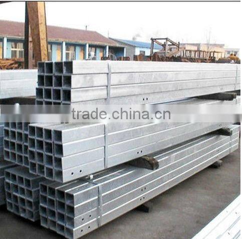 small diameter galvanized steel square and rectangular steel pipe
