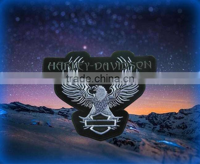 Unique style applique emblem embroidery badges and patches