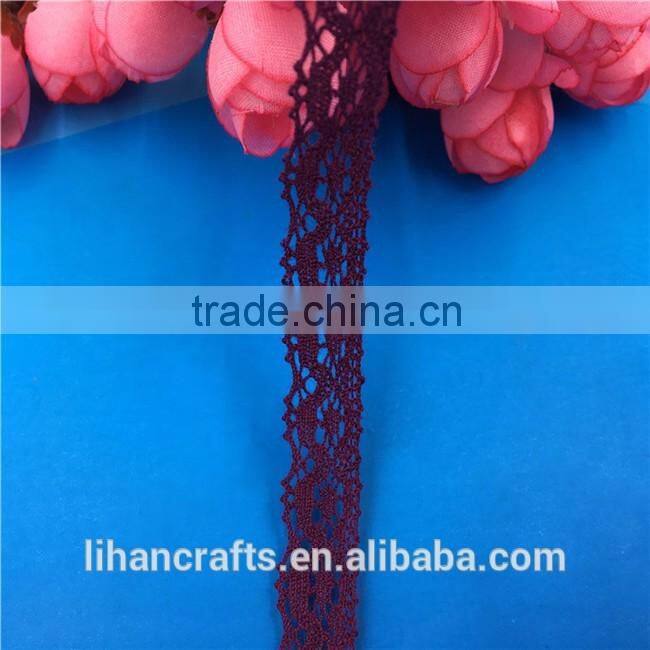 Wholesale High Quality H0902G Lace Ribbon,Crocheted Lace,100% Cotton Lace