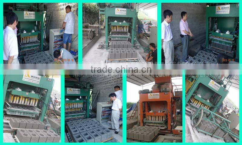 QTJ4-18 hot products automatic concrete brick block making machines dubai