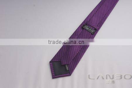 2016 fashion trendy purple jacquard silk woven mens skinny tie for sale