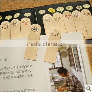 Figure shaped sticky note pads