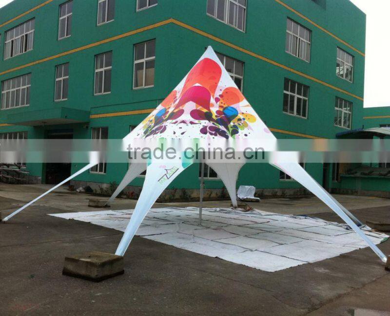 Dia. 12mx H 6m star shaped tent, star marquee, star shade